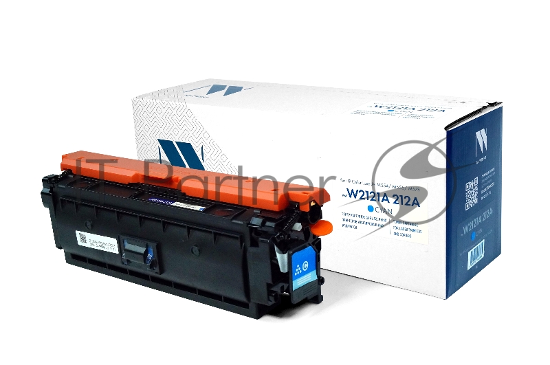Картридж лазерный NVPrint совместимый NV-W2121A 212A Голубой для HP Color LaserJet M554/M555/M578 (4500k)