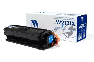 Картридж лазерный NVPrint совместимый NV-W2121X Голубой для HP Color LaserJet M555X/M555dn/M554dn/M578z/M578f/M578dn/M578c (10000k)