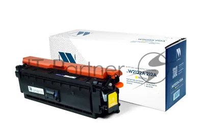Картридж лазерный NVPrint совместимый NV-W2122A 212A Yellow для HP Color LaserJet M554/M555/M578 (4500k)