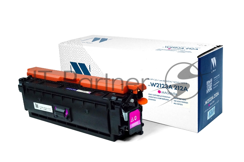 Картридж лазерный NVPrint совместимый NV-W2123A 212A Magenta для HP Color LaserJet M554/M555/M578 (4500k)