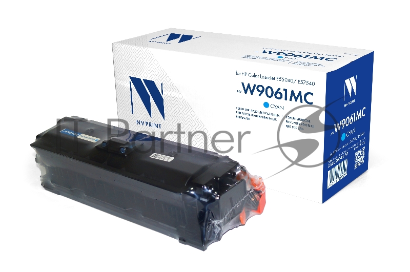 Картридж лазерный NVPrint совместимый NV-W9061MC Голубой для HP Color LaserJet E55040/E57540 (12200k)