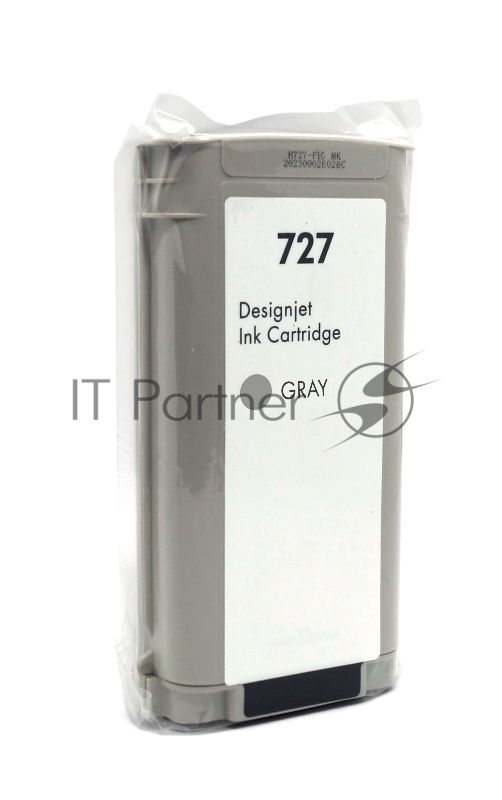Картридж струйный NVPrint 727 (NV-B3P24A) Gray для HP DesignJet T920/T930/T1500/T1530/T2500/T2530 (130 мл)