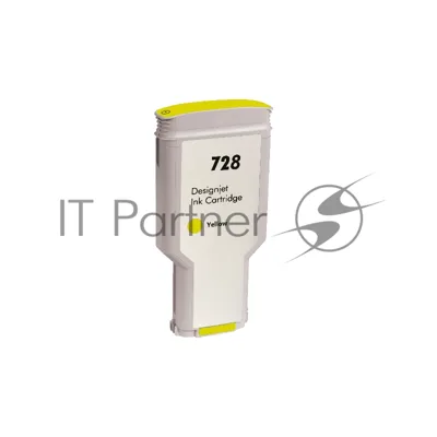 Картридж струйный NVPrint 728 (NV-F9K15A) Yellow для HP DesignJet T830/T730 (300 мл)