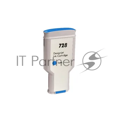 Картридж струйный NVPrint 728 (NV-F9K17A) Cyan для HP DesignJet T830/T730 (300 мл)