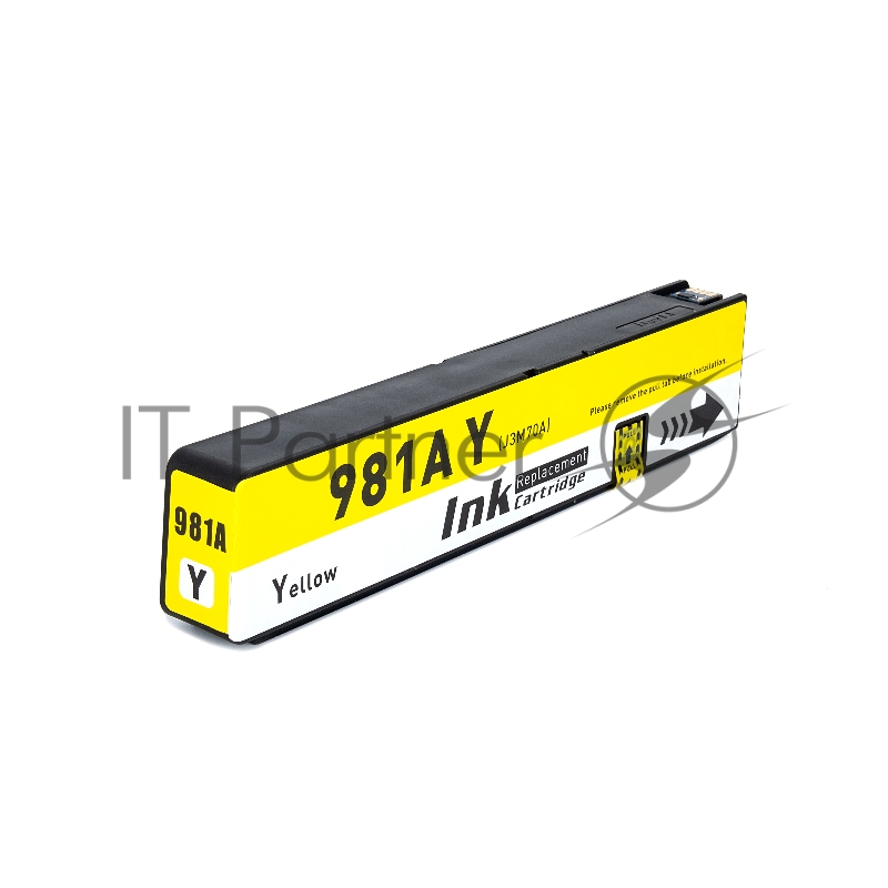 Картридж струйный NVPrint 981A (NV-J3M70A) Yellow для HP PageWide 556/586 (100 мл)