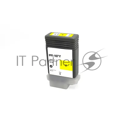 Картридж струйный NVPrint PFI-107Y (NV-6708B001) Yellow для Canon imagePROGRAF iPF670/680/770 (130 мл)