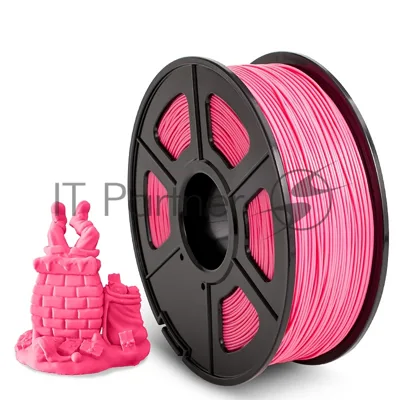 Филамент NVPrint ABS Pink для 3D печати диаметр 1.75мм длина 330 метров масса 1 кг