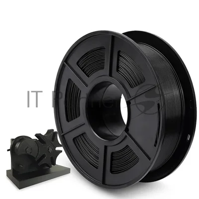 Филамент NVPrint PLA+ черный для 3D печати диаметр 1.75мм длина 330 метров масса 1 кг