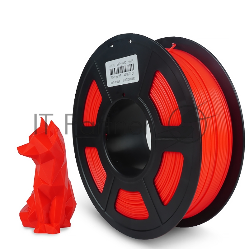 Филамент NVPrint PLA+ Cherry Red для 3D печати диаметр 1.75мм длина 330 метров масса 1 кг