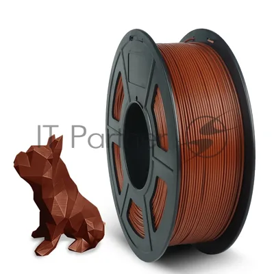 Филамент NVPrint PLA+ Chocolate для 3D печати диаметр 1.75мм длина 330 метров масса 1 кг