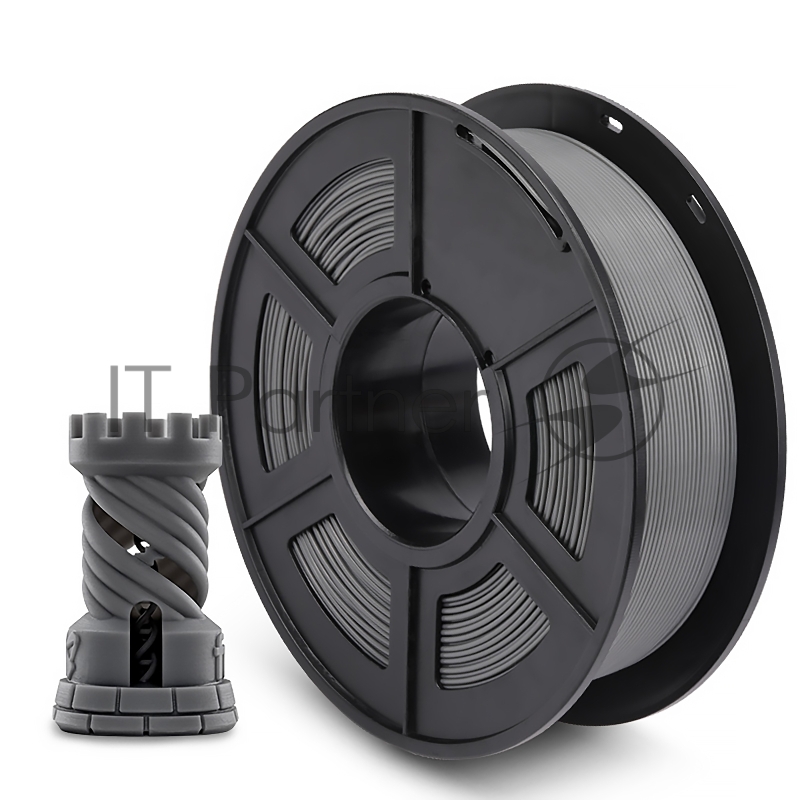 Филамент NVPrint PLA Grey для 3D печати диаметр 1.75мм длина 330 метров масса 1 кг