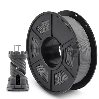 Филамент NVPrint PLA Grey для 3D печати диаметр 1.75мм длина 330 метров масса 1 кг