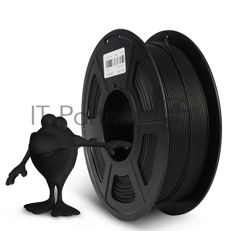 Филамент NVPrint PLA Matte черный для 3D печати диаметр 1.75мм длина 330 метров масса 1 кг