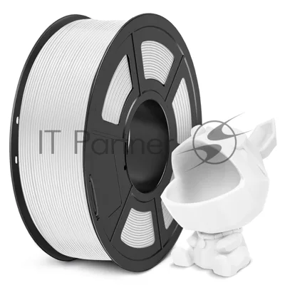Филамент NVPrint PLA Meta White для 3D печати диаметр 1.75мм длина 330 метров масса 1 кг