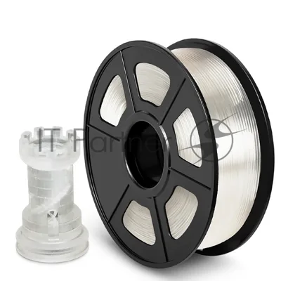 Филамент NVPrint PLA Transparent для 3D печати диаметр 1.75мм длина 330 метров масса 1 кг