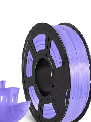 Филамент NVPrint TPU Trans. Purple для 3D печати диаметр 1.75мм длина 165 метров масса 0,5 кг