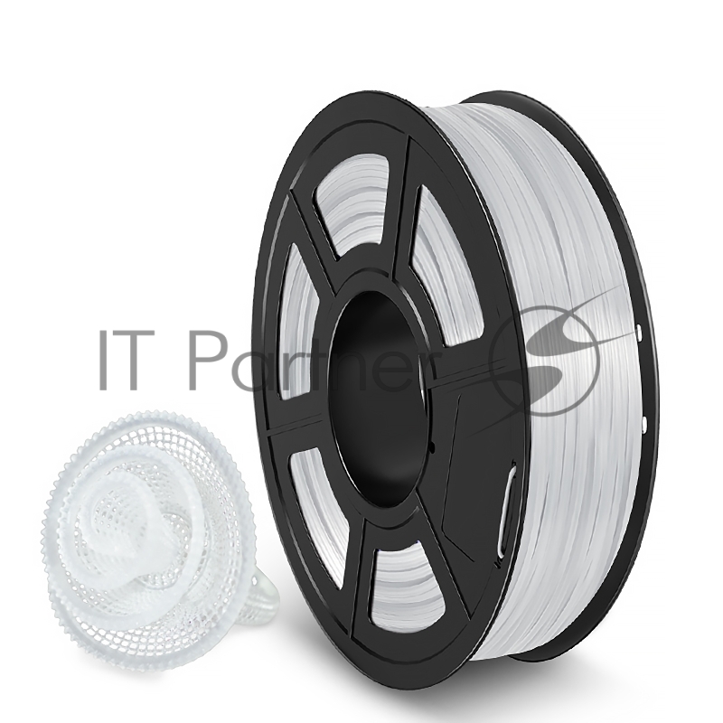 Филамент NVPrint TPU Trans. White для 3D печати диаметр 1.75мм длина 165 метров масса 0,5 кг