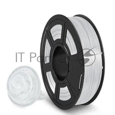 Филамент NVPrint TPU Trans. White для 3D печати диаметр 1.75мм длина 165 метров масса 0,5 кг