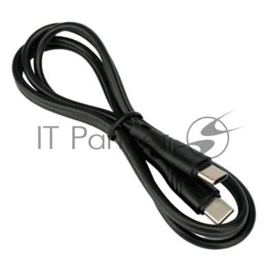 Кабель USB2.0 Cablexpert CCB-USB2-CMCMO1-1MB, Type-C/Type-C, издание Classic 0.1, 3A, 60W, PD/QC3.0, медь, 1м, черный, коробка