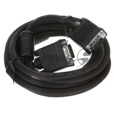 Кабель VGA Pro Cablexpert CC-PVGA-3M, 15M/15M, 3.0м, экран, феррит. кольца, пакет