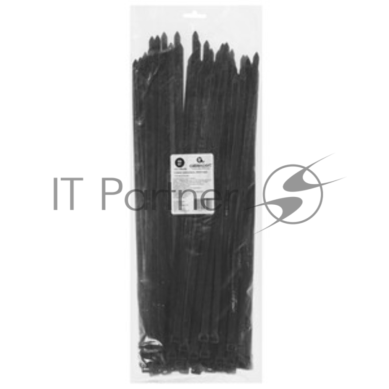 Стяжки Cablexpert NYT-400x9B пластиковые 400 мм х 9 мм, черные (100 шт.)