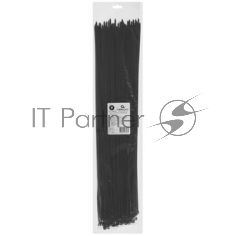 Стяжки Cablexpert NYT-500x4.8B пластиковые 500 мм х 4.8 мм, черные (100 шт.)