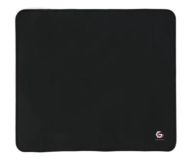 Коврик для мыши Gembird MP-35-30-BLACK, черный, 350х300х3мм, ткань/резина, оверлок, коробка