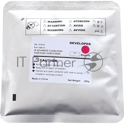 Девелопер для CANON iR ADVANCE C3320/3325i/3330/3525i/3530i CET Magenta, 200г, 240000 стр., CET171013