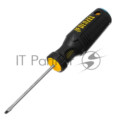 Отвертка Denzel SL3х75 мм, S2, 3к рукоятка