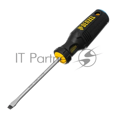 Отвертка Denzel SL5x100 мм, S2, 3к рукоятка