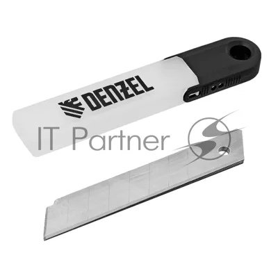 Лезвия Denzel 18 мм, нерж. сталь 440, 0,5 мм, 5 шт.