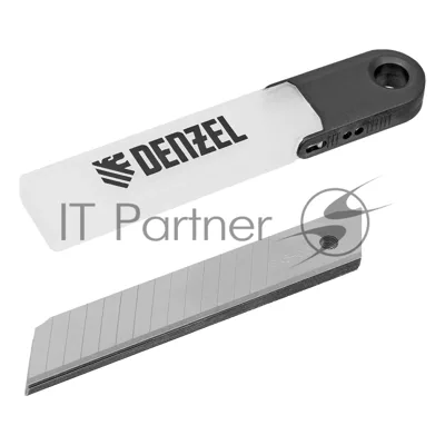 Лезвия Denzel 18 мм, сталь SK5 - 0,5 мм, многосегментные, 10 шт.