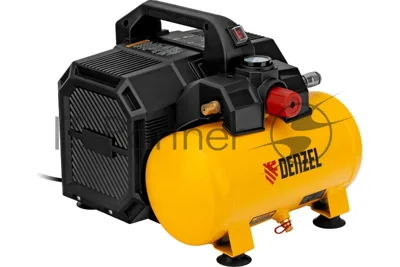 Компрессор Denzel DLS750/6 безмасляный малошумный 750 Вт, 140 л/мин,ресивер 6 л