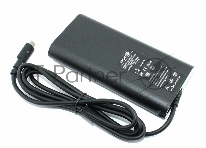 Блок питания (сетевой адаптер) Amperin 5V 1A, 20V 6.5A 130W Type-C, тонкий корпус