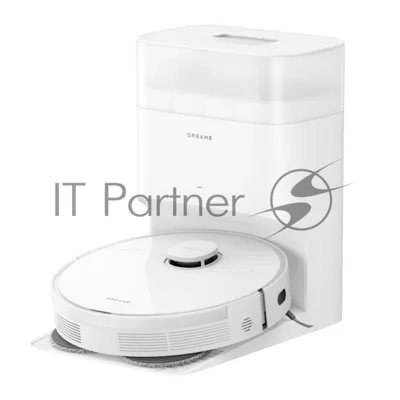 Робот-пылесос DreameBot L10S Plus белый, 5200 мА·ч Li-Ion, уборка влажная/комбинированная/сухая, пылесборник контейнер 0.35 л