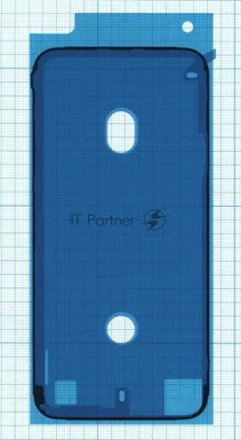 Водозащитная прокладка (проклейка) для iPhone X, черная