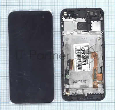 Дисплей для HTC Butter для fly 2 черный с рамкой