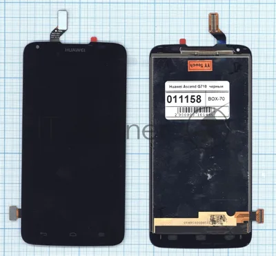 Дисплей для Huawei Ascend G710 черный