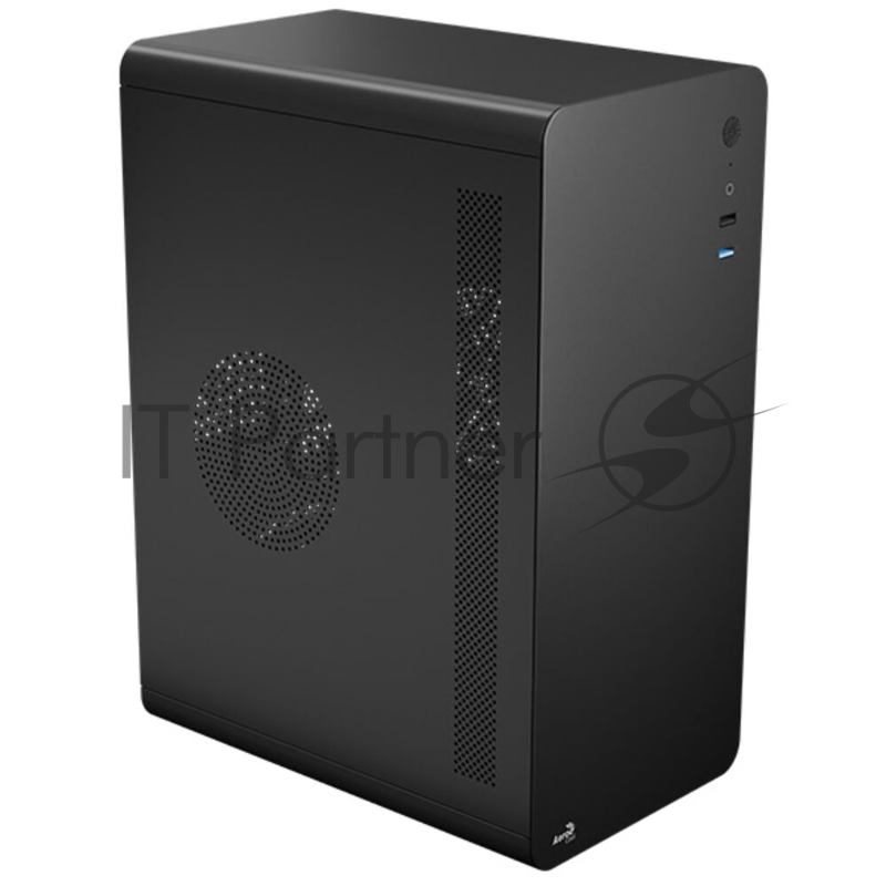 Компьютерный корпус Aerocool / Formula CS-110-S-BK-v1 (mATX, 0.7мм, USB 3.0 x1, USB 2.0 x2, 1x 8см Black Fan)