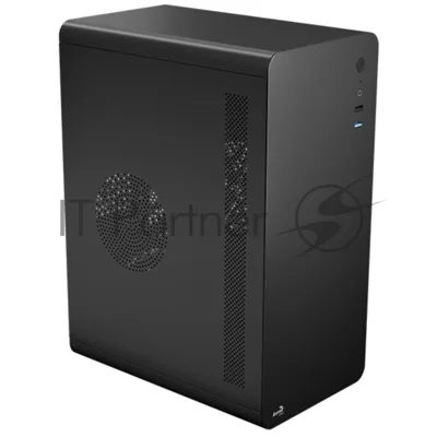 Компьютерный корпус Aerocool / Formula CS-110-S-BK-v1 (mATX, 0.7мм, USB 3.0 x1, USB 2.0 x2, 1x 8см Black Fan)