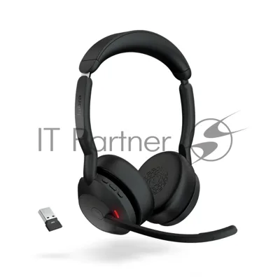 Гарнитура Jabra Evolve2 55 чёрный, беспроводная, Bluetooth, до 16 ч