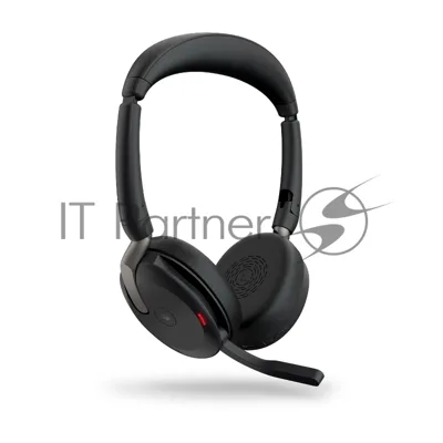 Гарнитура Jabra Evolve2 65 Flex чёрный, беспроводная, Bluetooth, до 32 ч