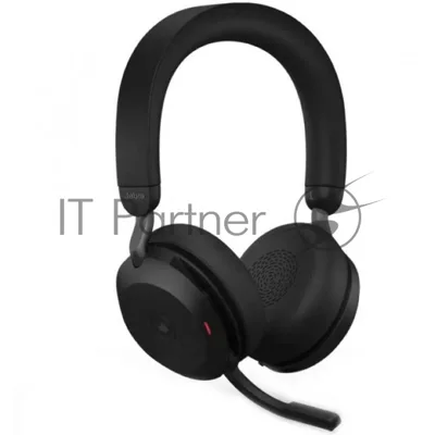 Гарнитура беспроводная Jabra Evolve 2 75, Link380a MS Stereo Stand черный