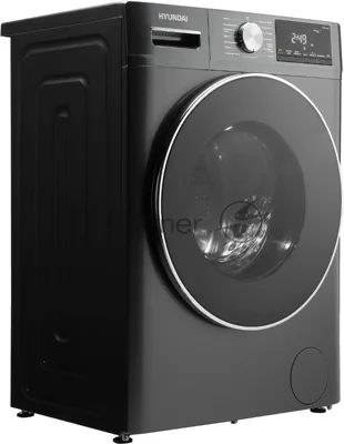 Стиральная машина Hyundai WFD8401 темно-серый, загрузка фронтальная 8кг, 1400 об/мин., класс: B