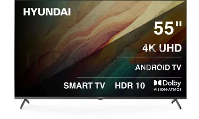 Телевизор Hyundai 55" H-LED55BU7009 черный LED UHD 60Hz Smart TV