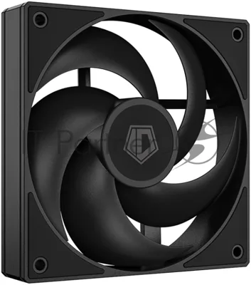 Вентилятор для корпуса ID-Cooling AS-120-K черный, 120 мм, 2000 об/мин, 27.2 дБ, 4 pin