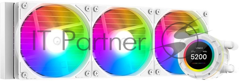 Жидкостная система охлаждения для процессора ID-COOLING SL360 XE белый 120мм алюминий+медь 1800rpm 30db 4-pin 350W