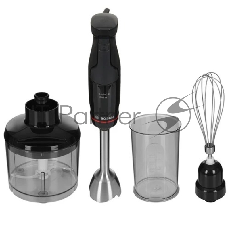 Блендер погружной Bosch MSM4B621 черный, 1000 Вт, 1 скорость