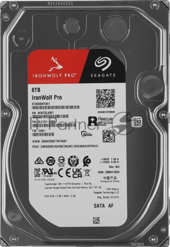 Жесткий диск HDD Seagate IronWolf Pro 8Tb 7200rpm SATA 256Mb 3.5"