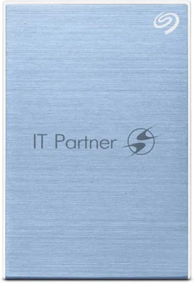 Внешний HDD 2.5" Seagate One Touch, 2TB, USB 3.2 Gen 1 Type-A, 5400 rpm, голубой
